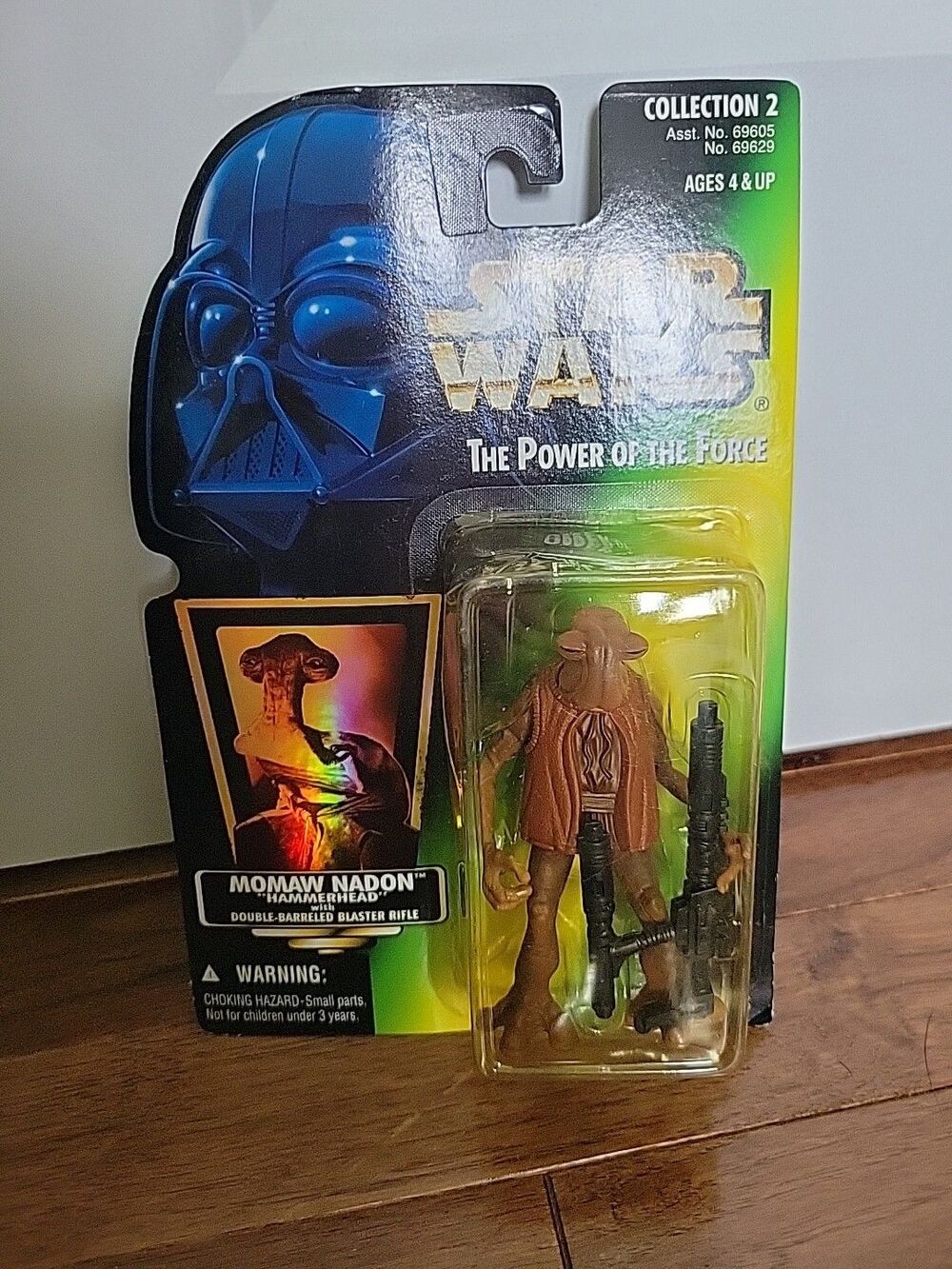 1996 Star Wars Momaw Nadon Hammerhead Power of The Force Kenner POTF2 Sealed
